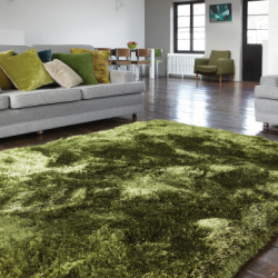 Високоворсний килим  Plush Shaggy Green  - Висока якість за найкращою ціною в Україні
